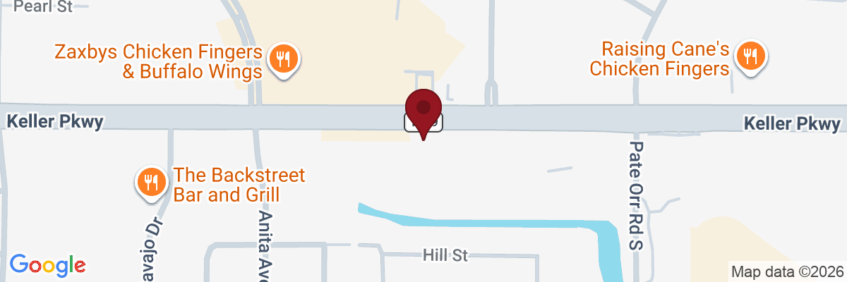 Map showing facility locations
