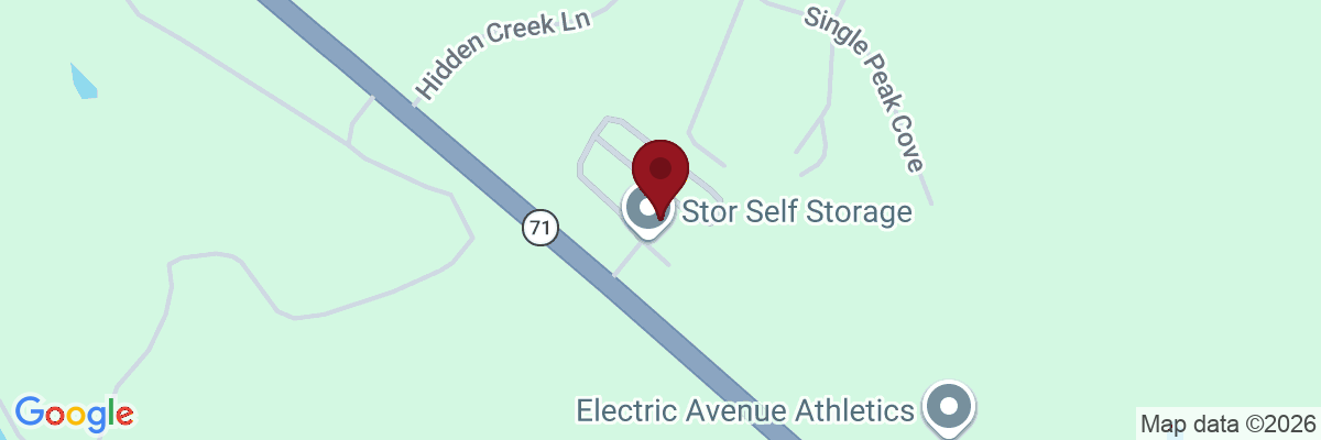 Map showing facility locations