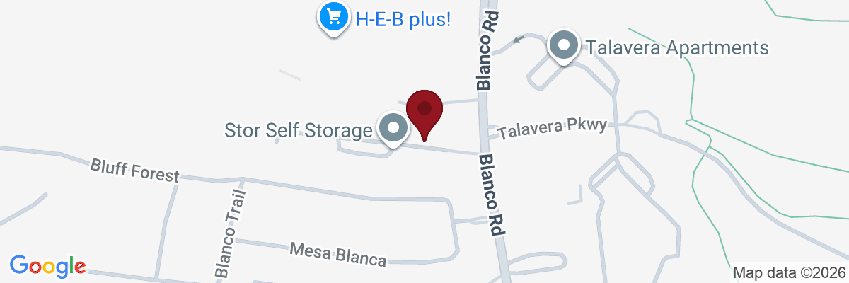 Map showing facility locations