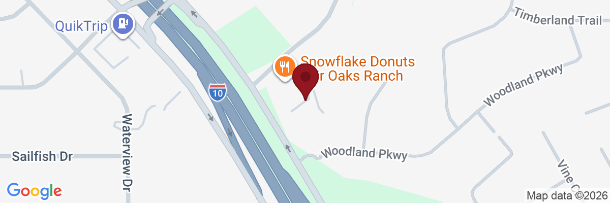 Map showing facility locations
